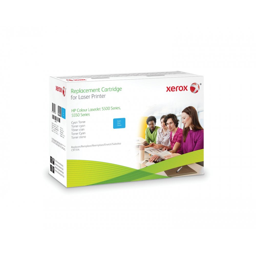 Тонер-картридж Xerox для HP LaserJet 5500/5550 (C9731A, голубой),13500 стр.