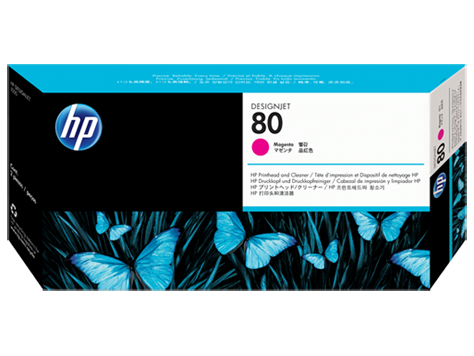 Печатающая головка HP No. 80, Designjet 1050c/c plus/1055cm/cm plus, Magenta