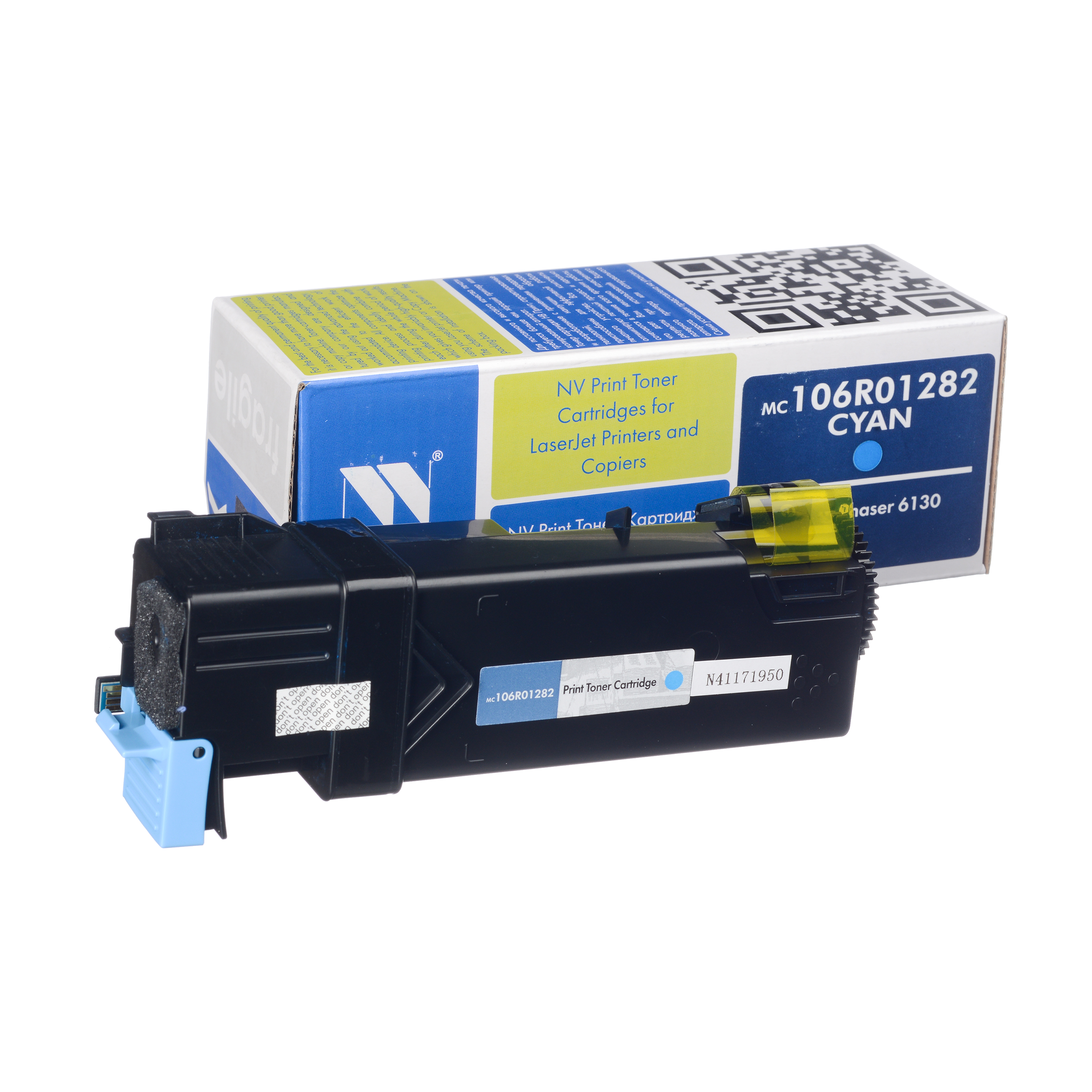 Картридж NVP совместимый Xerox 106R01282 Cyan для Phaser 6130 (1900k)