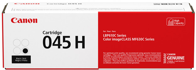 Тонер-картридж Canon 045 H Black (черный) для i-SENSYS LBP611Cn/MF635Cx