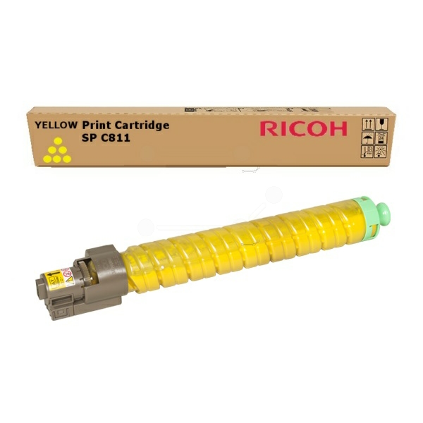 Тонер-картридж Ricoh тип SPC811DHE для Aficio SP C811DN, Yellow(желтый),15000 страниц