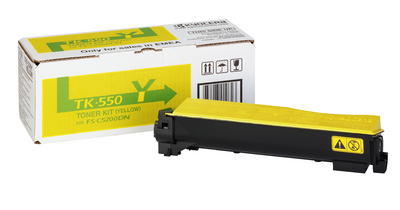 Тонер-картридж Kyocera FSC5200DN type TK-550 Yellow, 6000 стр.