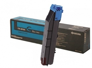 Тонер-картридж Kyocera TASKalfa 6550ci/ 7550ci type TK8705C Cyan 30000 стр.