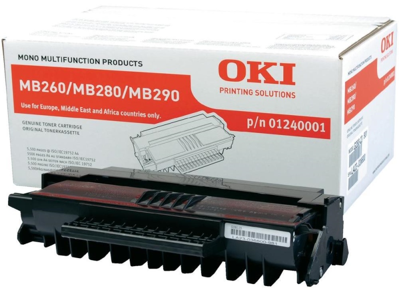 Тонер-картридж для OKI MB260/280/290 (5500 стр.)
