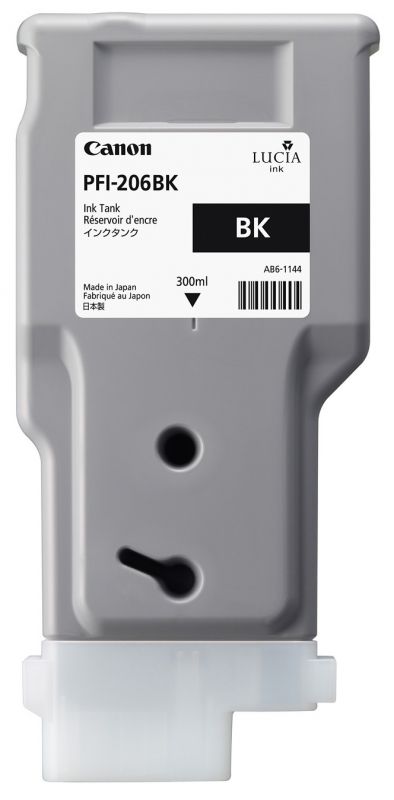 Чернильный картридж Canon PFI-206 BK,  iPF 6400/6450, Black