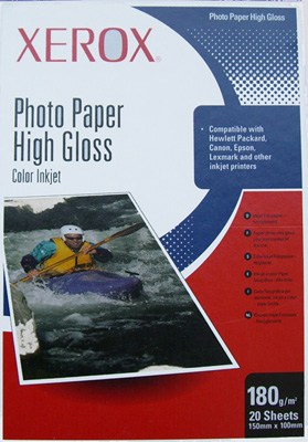 Фотобумага глянцевая Xerox Small Pack Photo 15x10см, 180г/м2,  20 листов