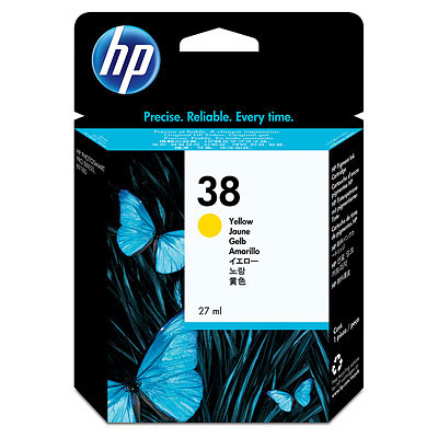 Чернильный картридж HP PhotoSmart Pro B8850/ B9180, #38 Yellow, 27ml