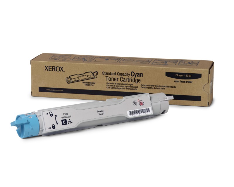 Тонер-картридж Xerox Phaser 6360 Cyan, 5000стр.