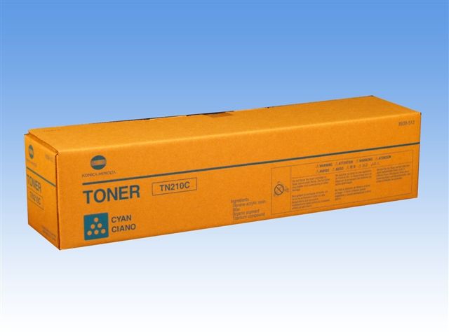 Тонер-картридж Konica-Minolta Bizhub C250 type TN-210C Cyan, 12000стр.