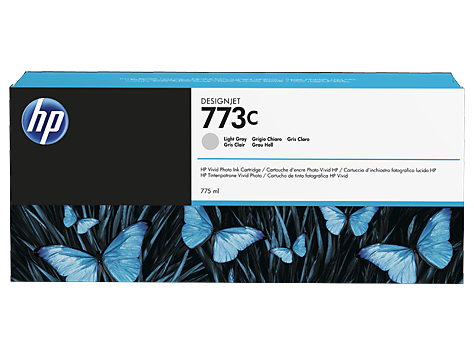 Чернильный картридж HP 773C Ligth Gray (светло-серый, 775 мл.)