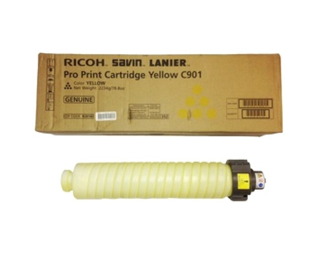 Тонер-картридж Ricoh тип С901E для Pro C901+, Yellow(желтый),117250 страниц (5% заполнение)
