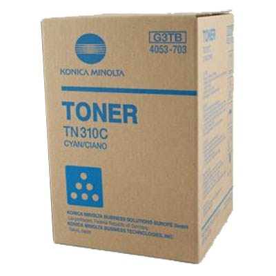 Тонер-картридж Konica-Minolta Bizhub C350/C450 type TN310C Cyan, 11500стр.