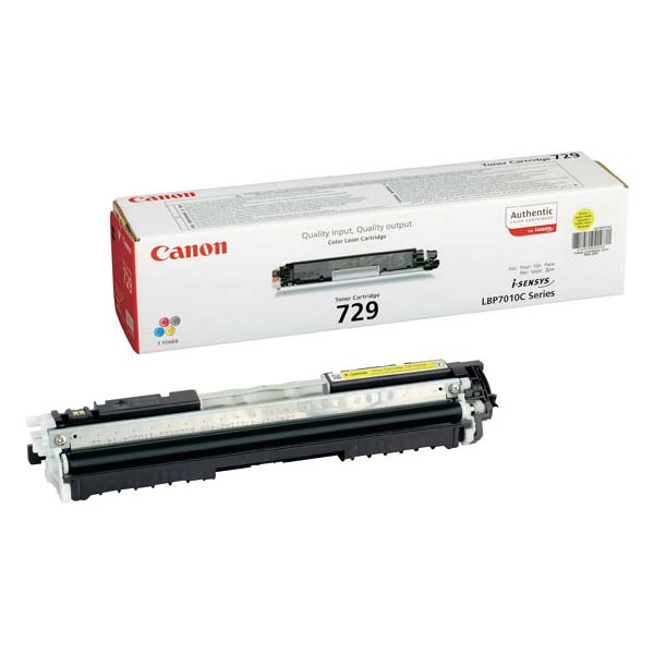 Тонер-картридж Canon 729 Yellow (желтый) для i-SENSYS LBP7010C/ LBP7018C