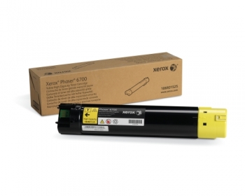 Тонер-картридж Xerox желтый Phaser-6700N, 12000 стр.