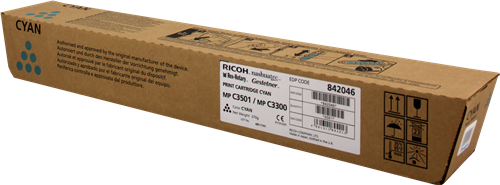 Тонер-картридж Ricoh тип MPC3501E для Aficio MPC3501,Cyan(голубой),16000 страниц