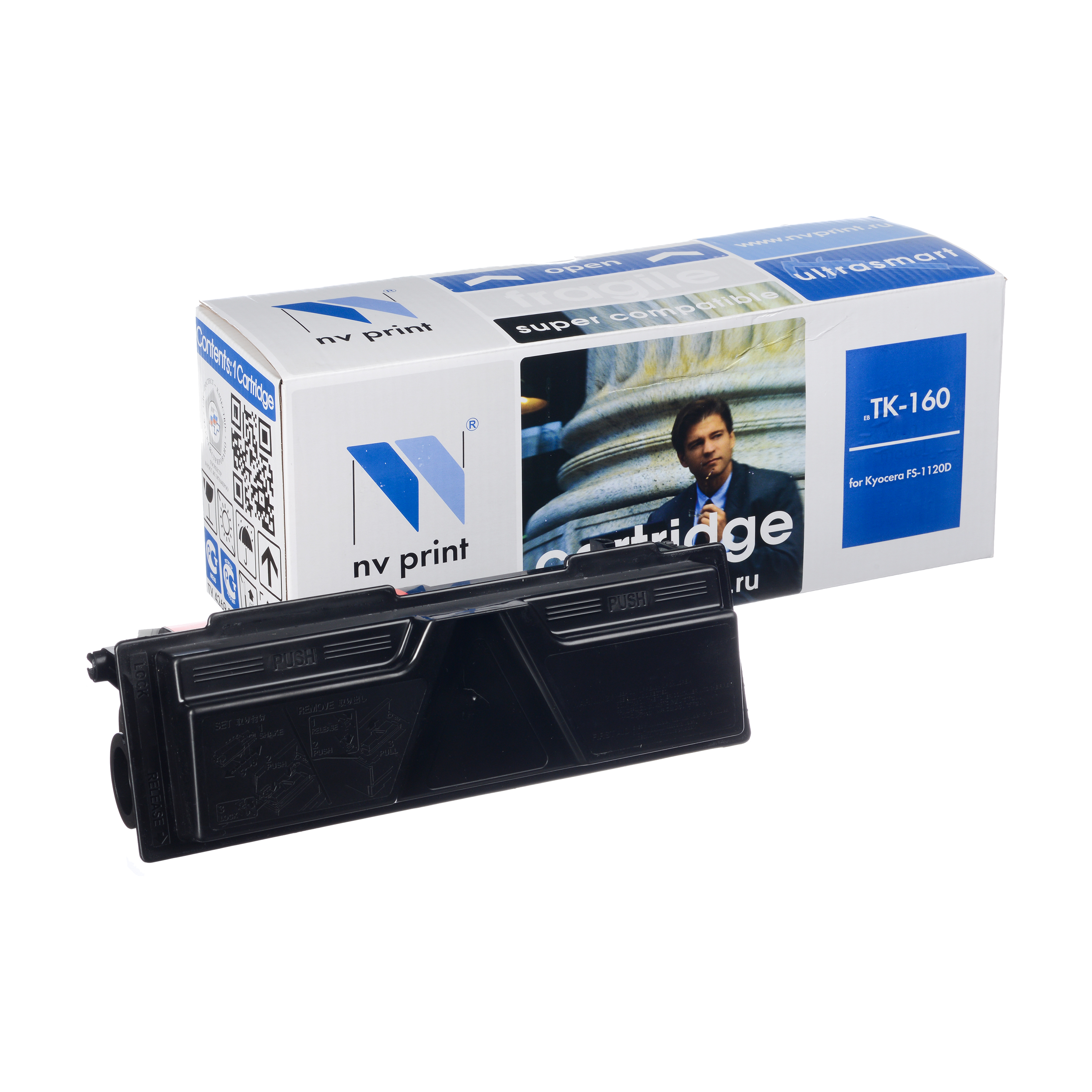 Картридж NVP совместимый Kyocera TK-160 для FS 1120 (2500k)