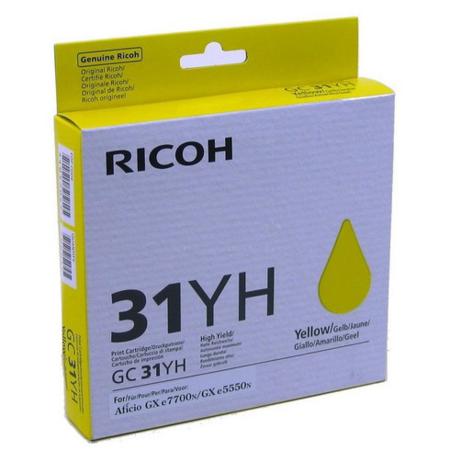 Тонер-картридж GC31YH желтый Ricoh Aficio GXe5550N/7700N, 4000стр.