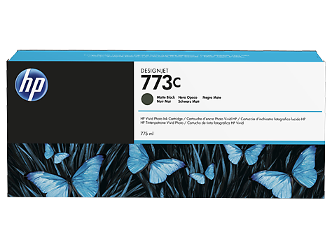 Чернильный картридж HP 773C Matte Black (матовый черный, 775мл.)