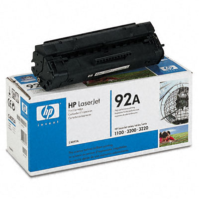 Тонер-картридж черный HP 92A LaserJet 1100/1100A/3200 , 2500 стр.