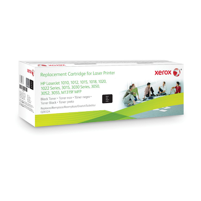 Тонер-картридж Xerox для HP LaserJet 1010/1012/1015/1020/1022/n/nw (Q2612A), 2000 стр.