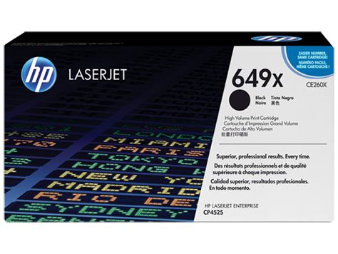 Тонер-картридж HP 260X черный для CLJ CP4525, 17000 стр.