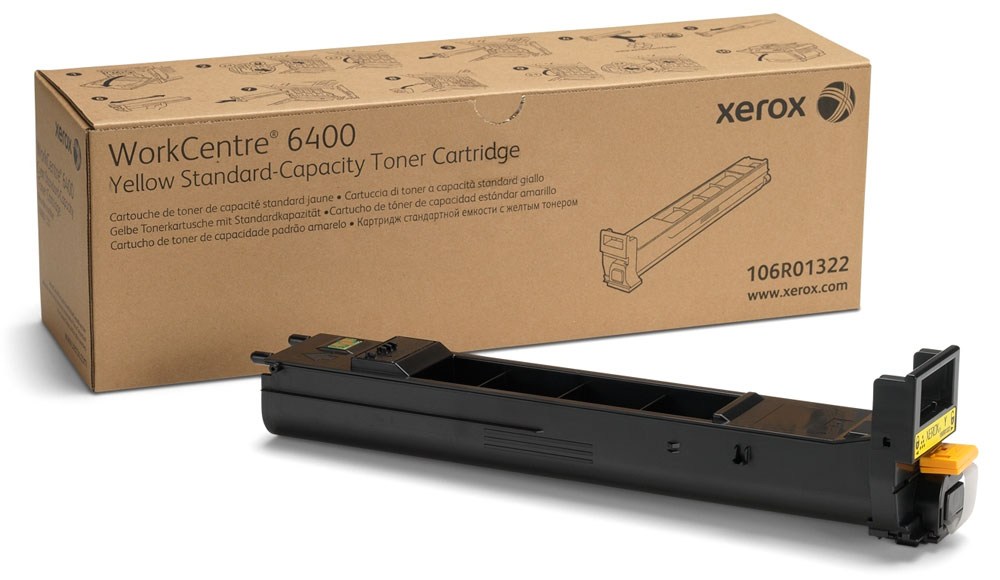 Тонер-картридж Xerox WC6400 Yellow, 8000 стр.