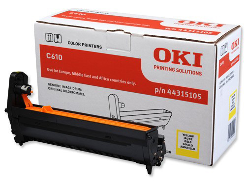 Фоторецепторный барабан Oki C610, Yellow, 20000стр.