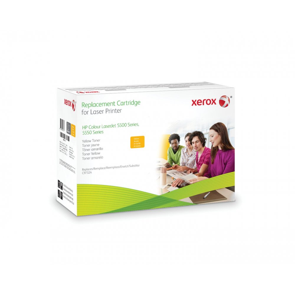 Тонер-картридж Xerox для HP LaserJet 5500/5550 (C9732A, желтый), 13500 стр.