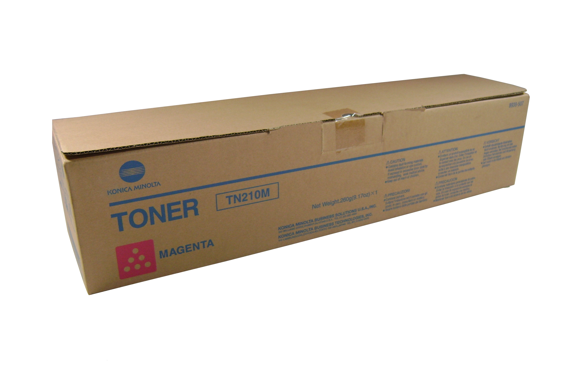 Тонер-картридж Konica-Minolta Bizhub C250 type TN-210M Magenta, 12000стр.