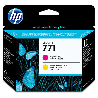 Печатающая головка HP 771 Designjet-Z6200, пурпурный/желтый