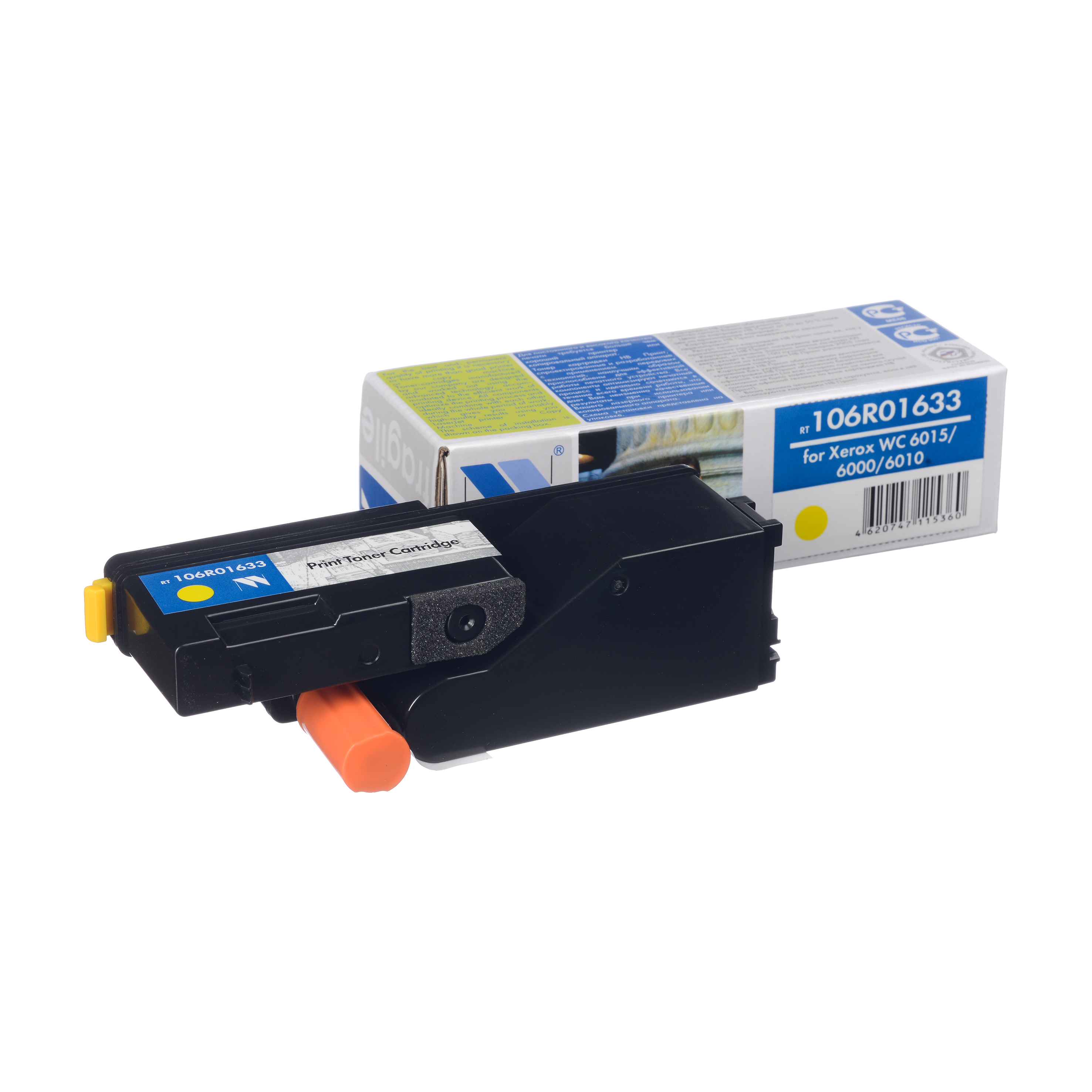 Картридж NVP совместимый Xerox 106R01633 YELLOW для Phaser 6000/6010 (1000k)