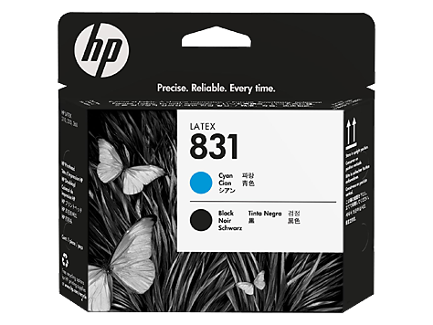 Печатающая головка HP 831, Cyan + Black