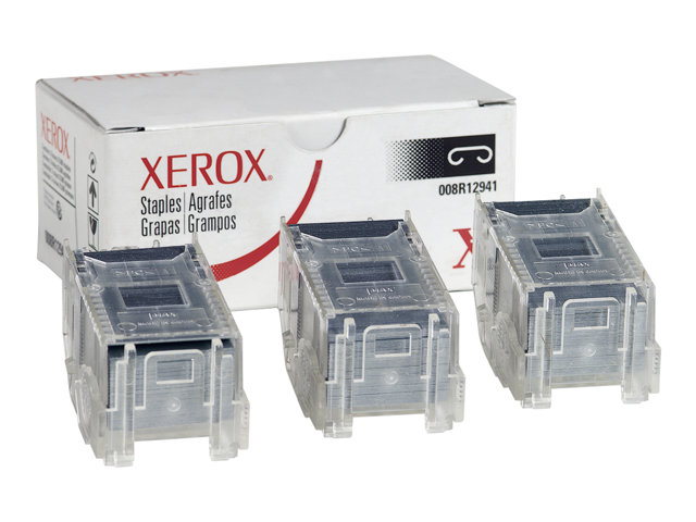 Скрепки для финишеров XEROX WCP 52xx/56xx/4150/7xx/C2128/3545/ 232/275 /Ph5500/5550/7760 /DC2xx/WC78xx/XC56x/C75, набор из 3 шт., 3X5000скрепок