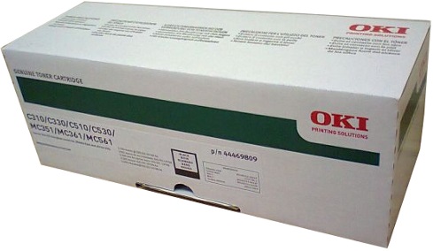 Тонер-картридж Oki C310DN Black, 3500стр.