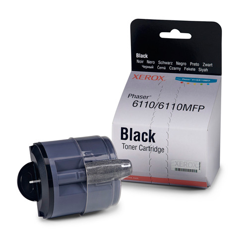 Тонер-картридж Xerox для Phaser 6110, Black(черный), 2000 страниц.