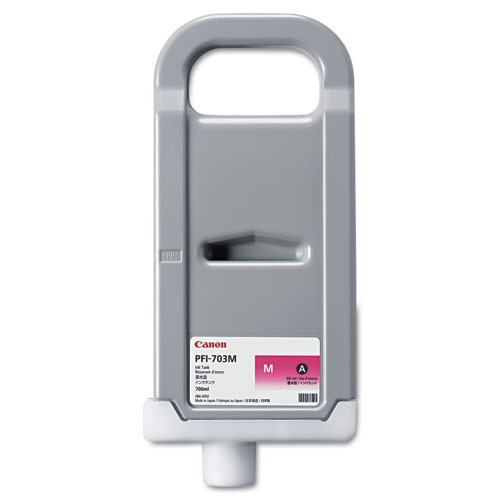Чернильный картридж Canon PFI-703M, iPF810/iPF815/iPF820/iPF825, пурпурный, 700 мл
