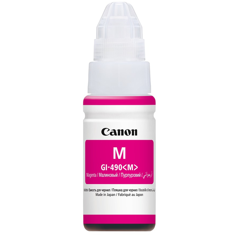 Чернила Canon GI-490 M Magenta (пурпурный) для PIXMA G1400/2400/3400
