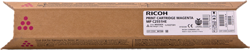 Тонер-картридж Ricoh для Aficio MP C2551HE, Magenta(пурпурный),9500 страниц