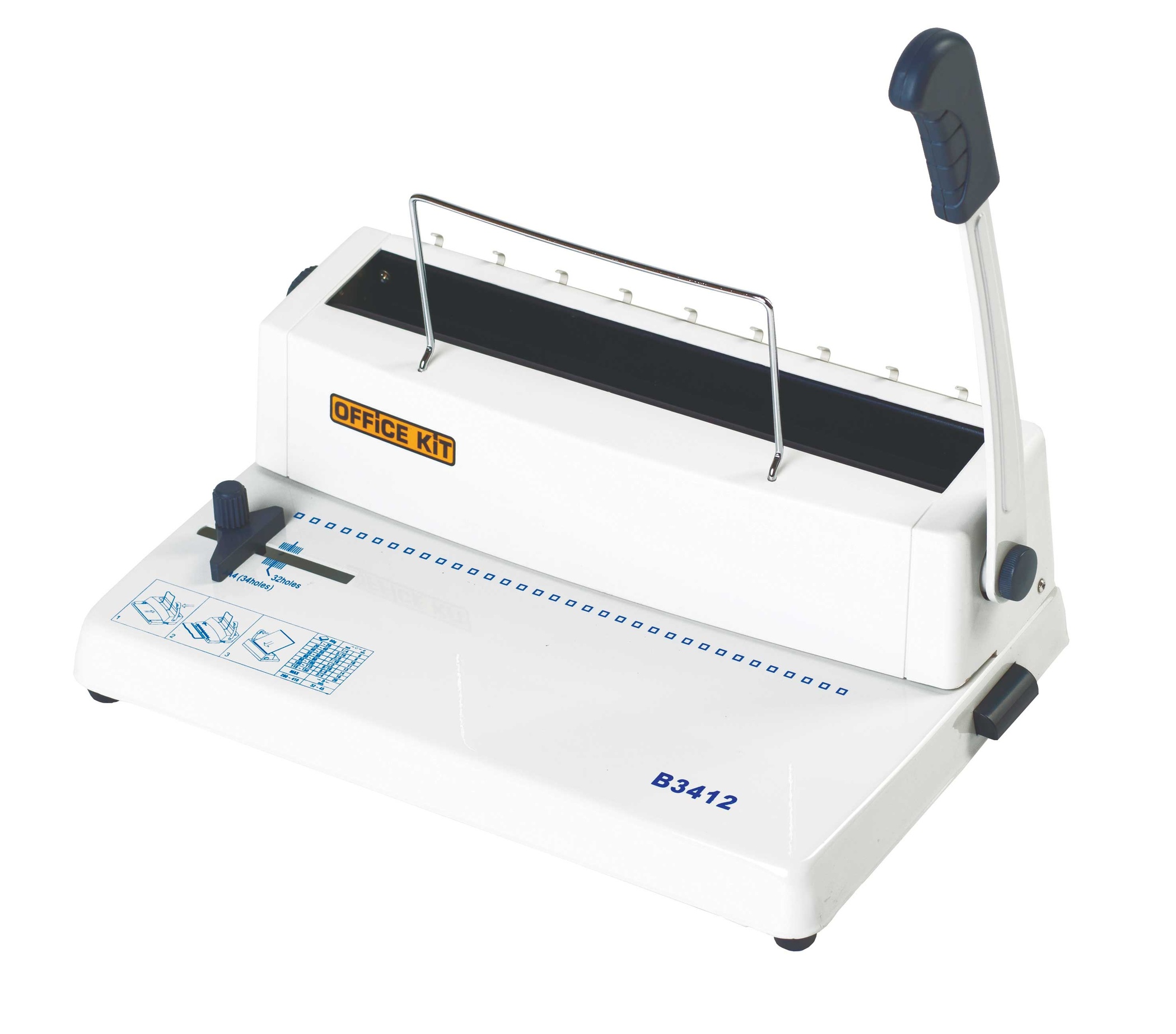 Переплетный аппарат Office Kit B3412 (металлическая пружина)