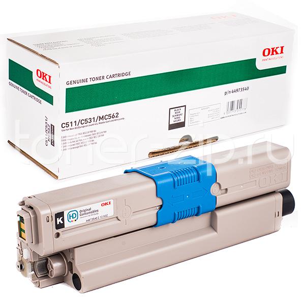 Tонер-картридж OKI C310/C330/C510/C530 желтый, 2000стр.