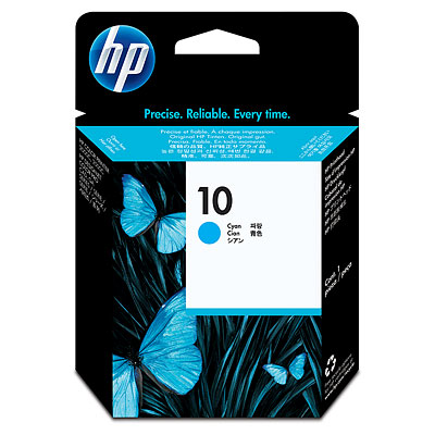 Печатающая головка HP No. 10, DJ 2000C/2500C, Cyan