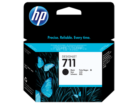 Чернильный картридж HP №711 for Designjet T120/T520, 80ml, Black