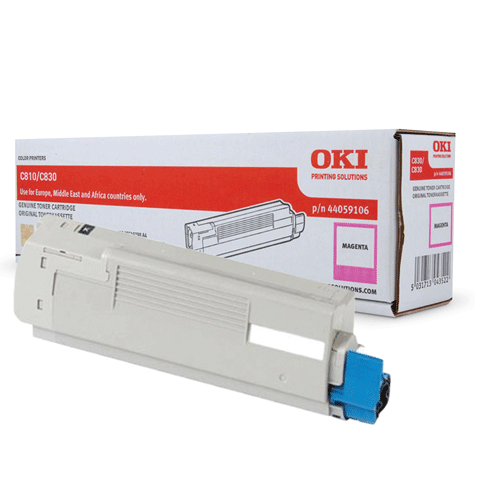 Тонер-картридж Oki C810 Magenta, 8000 стр.