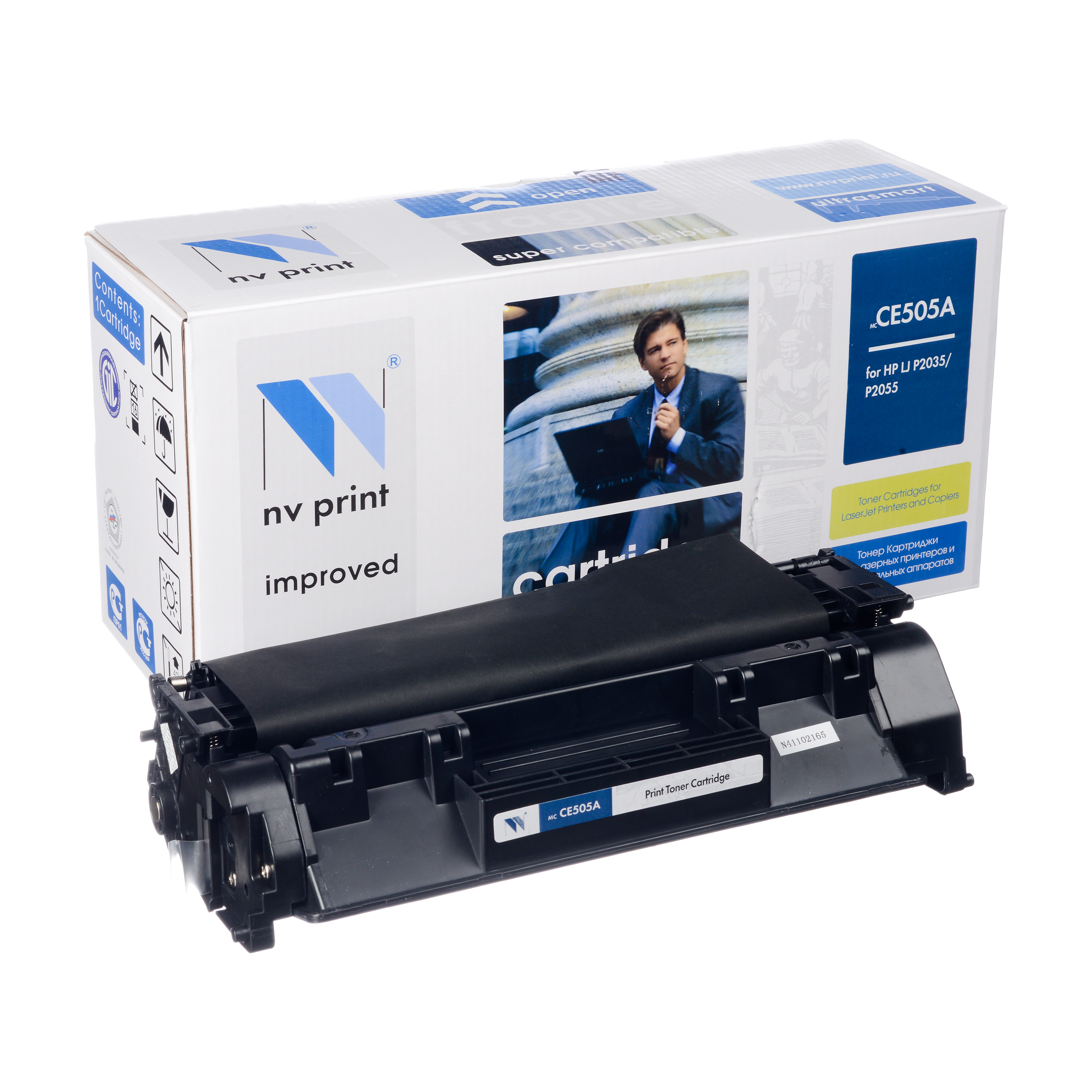 Картридж NVP совместимый HP CE505A для LJ P2035/P2055 (2300k)