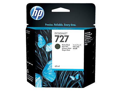 Чернильный картридж HP №727 DesignJet T920/T1500, матовый черный, 69 мл
