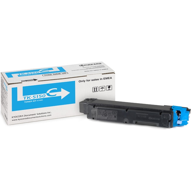 Тонер-картридж Kyocera TK-5150C (голубой), для ECOSYS P6035cdn/M6x35cidn (10000 стр.)