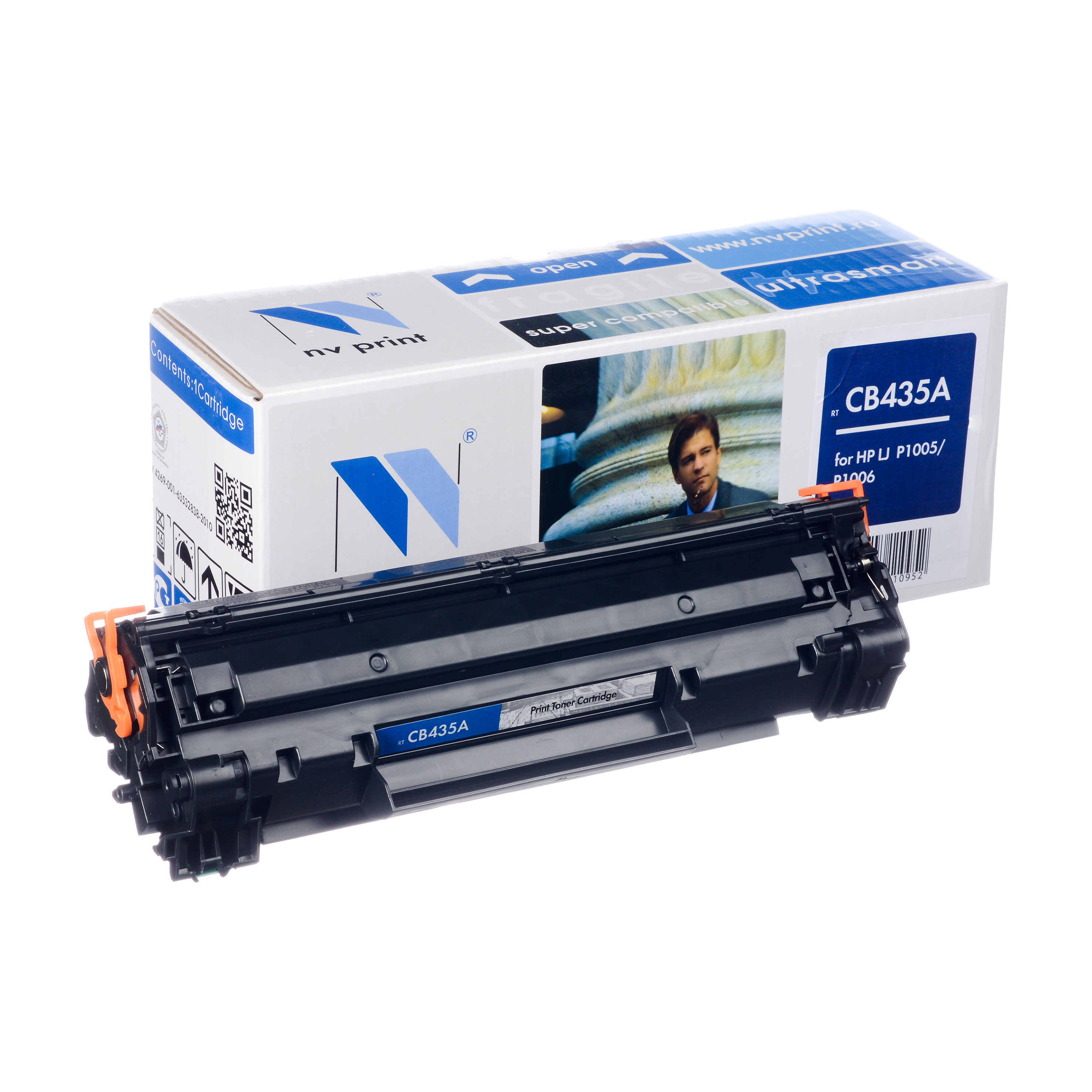 Картридж NVP совместимый HP CB435A для LJ P1005/1006 (1500k)