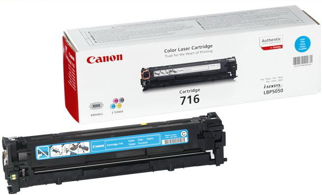 Тонер-картридж Canon 716 Cyan (голубой) для i-SENSYS LBP5050/MF8030/MF8080Cn