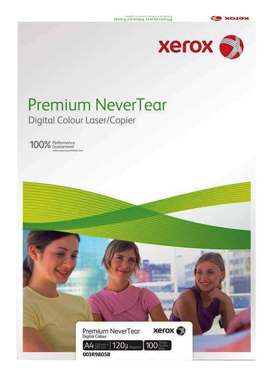 Наклейки Xerox Premium Never Tear A3, 50 листов (синтетические, белые, матовые)