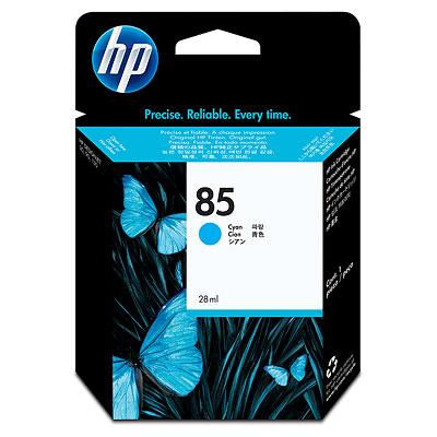 Чернильный картридж HP No. 85 for DesignJet 30/90/130, Cyan, 28ml